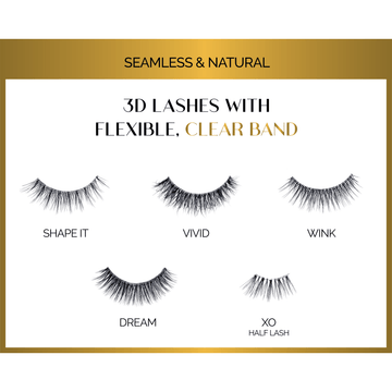 Avella Beauty Australia VIVID 3D Lash Short, Natural, Fluffy Luxury 3D Lashes